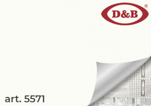 5571 Пленка Самоклеящаяся D&B 0,45*8м бело-молочный 10/20																 - фото